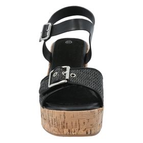 Sandalia Para Mujer Sintético Carlotta Negro Hush Puppies