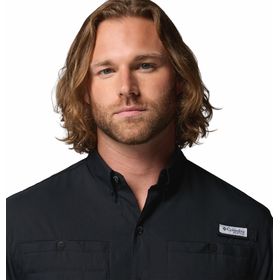 Camisa Para Hombre Manga Corta PFG Tamiami™ II Negra Vestuario