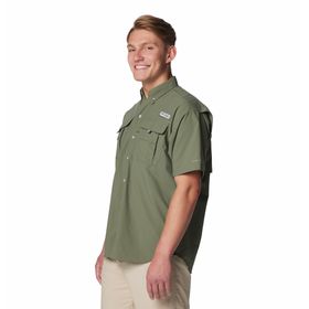 Camisa Para Hombre Manga Corta PFG Bahama™ II Verde Vestuario