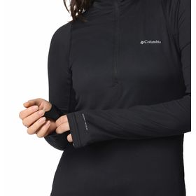 Casaca Para Mujer 1/2 Cierre Weekend Ascent™ Negro Columbia