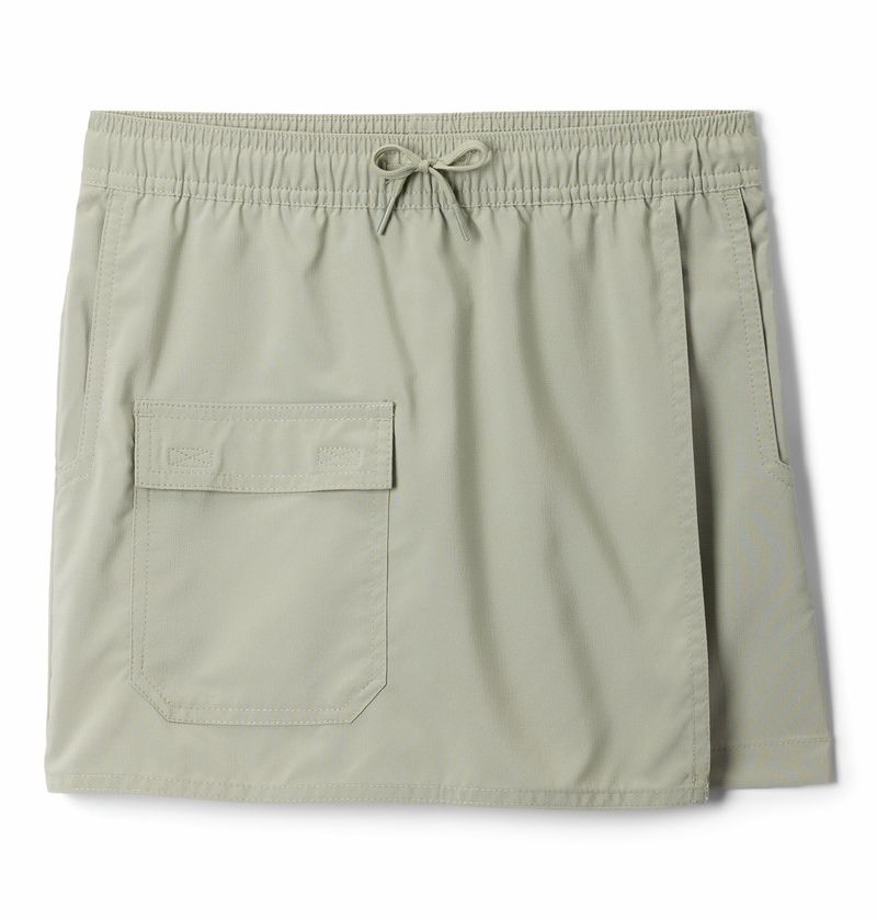 Falda-Para-Niña-Con-Short-Interno-Silver-Ridge™-Utility-Verde-Columbia