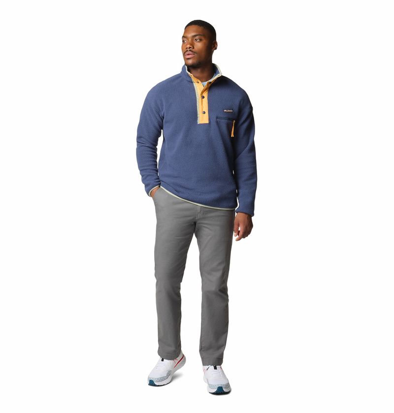 Polar-Para-Hombre-1-2-Cierre-Con-Broche-Helvetia™-II-Azul-Columbia