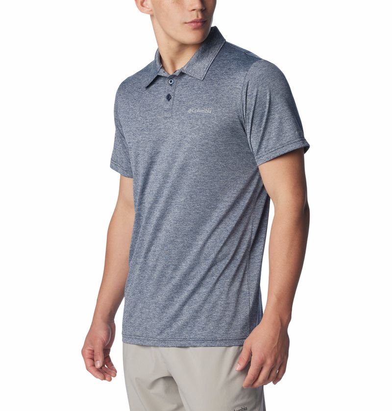 Polo-Para-Hombre-Pique-Columbia-Hike™-Azul-Columbia