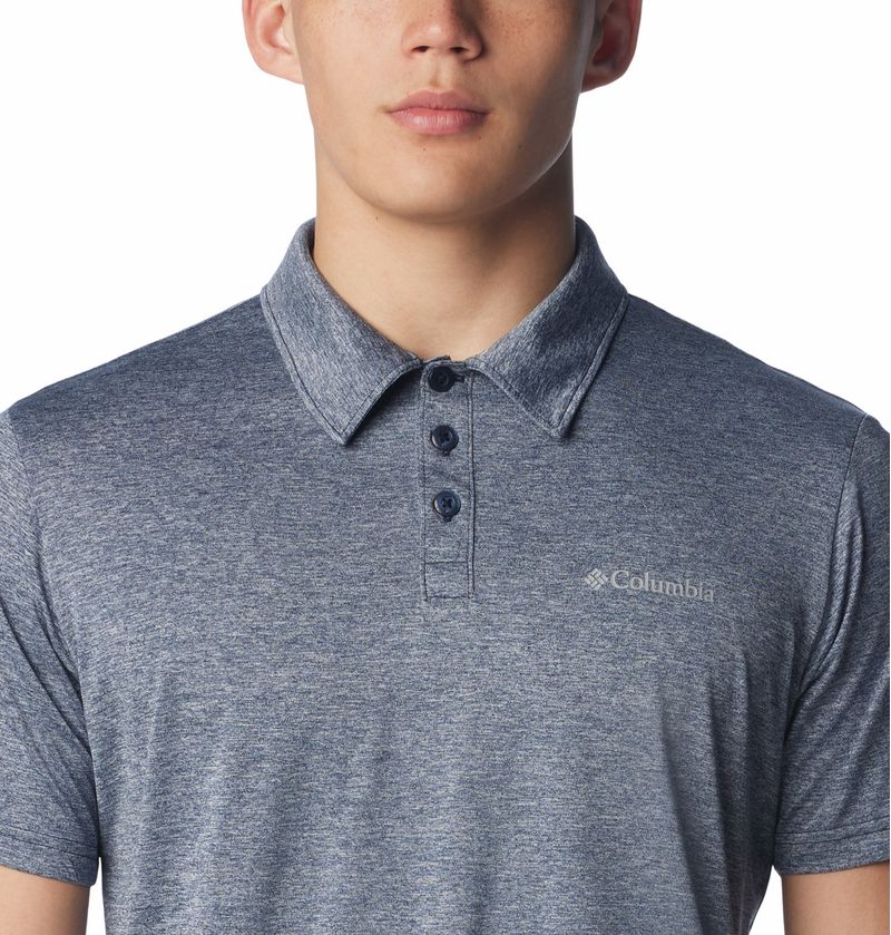 Polo-Para-Hombre-Pique-Columbia-Hike™-Azul-Columbia