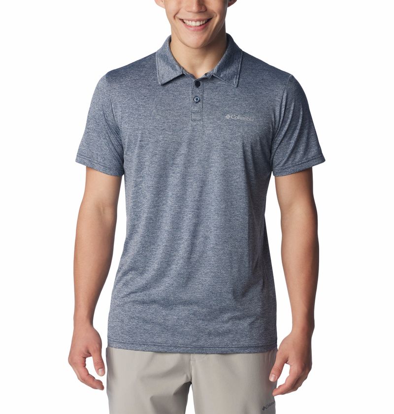 Polo-Para-Hombre-Pique-Columbia-Hike™-Azul-Columbia