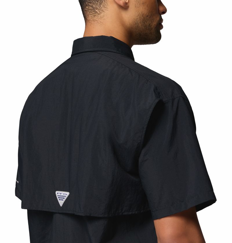 Camisa-Para-Hombre-Manga-Corta-PFG-Bahama™-II-Negra-Columbia