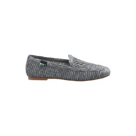 Mocasín Para Mujer Raffia Rita Gris Rockford