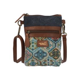 Cartera Textil/SinteticoMujer Litzai Cross Azul Rockford