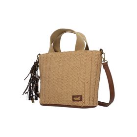 Cartera Paja/SinteticoMujer Dibari Bag Beige/Crudo Rockford