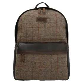 MALETÍN PARA HOMBRE LANA DE OVEJA HARRIS TWEED BACK VERDE ROCKFORD