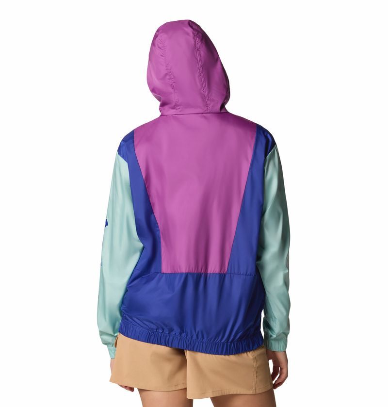 Casaca-Para-Mujer-Cortaviento-Lily-Basin™-II-Azul-Vestuario