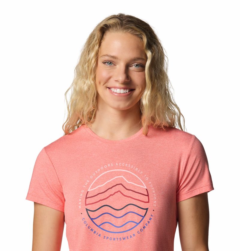 Polo-Para-Mujer-Manga-Corta-Sloan-Ridge™-Rosado-Vestuario