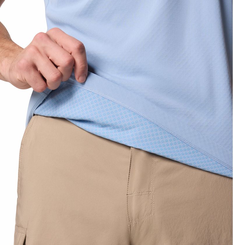 Polo-Para-Hombre-Manga-Corta-Zero-Rules™-Light-Celeste-Vestuario