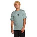 Lycra-Para-Hombre-Manga-Corta-All-Day-Wave-Celeste-Billabong