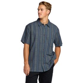 Camisa Para Hombre Manga Corta Sundays Jacquard SS Azul Billabong