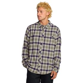 Camisa Para Hombre Manga Larga Coastline Flannel Verde Billabong