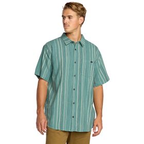 Camisa Para Hombre Manga Corta All Day Stripe SS Verde Billabong