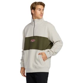 Polera Para Hombre Bad Dog 3/4 Mock Beige Billabong