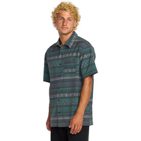 Camisa Para Hombre Manga Corta Surftrek Transit Azul Billabong