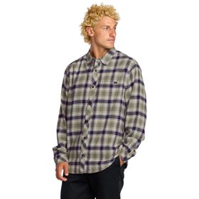 Camisa Para Hombre Manga Larga Coastline Flannel Verde Billabong