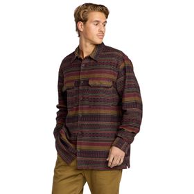 Camisa Para Hombre Manga Larga Offshore Jacquard Flannel Brick Billabong