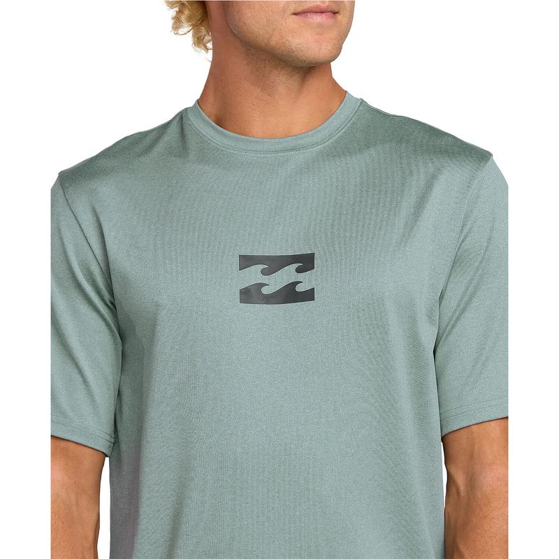 Lycra-Para-Hombre-Manga-Corta-All-Day-Wave-Celeste-Billabong