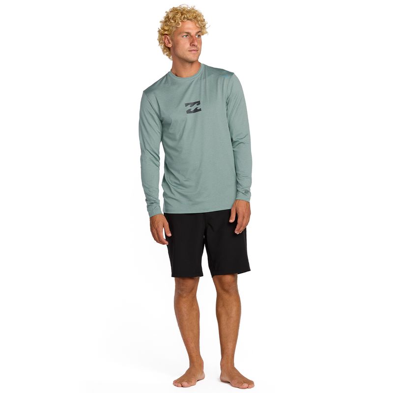 Lycra-Para-Hombre-Manga-Larga-All-Day-Wave-LF-Celeste-Billabong