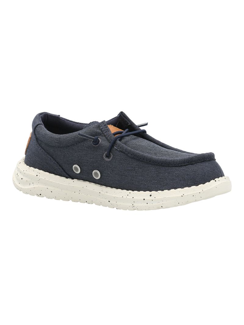 Alpargata-Para-Niño-Poliester-Zippa-Azul-Hush-Puppies