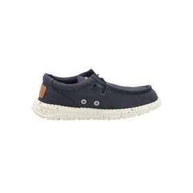 Alpargata Para Niño Poliester Zippa Azul Hush Puppies