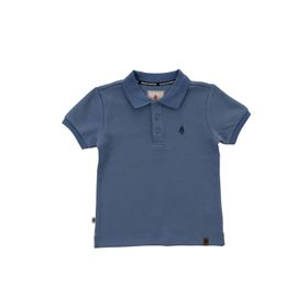 Polo Para Niño Manga Corta Algodón Unkel Celeste Hush Puppies Kids