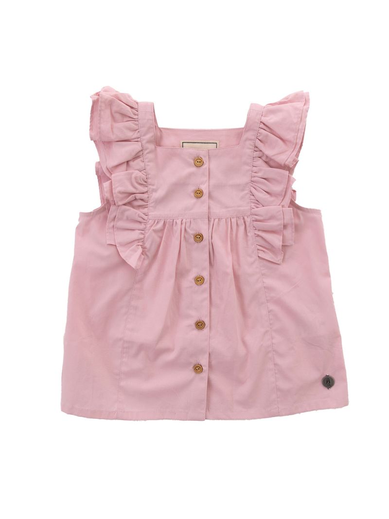 Polo-Para-Niña-Manga-Corta-Algodon-Padua-Rosado-Hush-Puppies-Kids