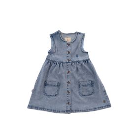 Vestido Para Niña Algodón Capri denim Hush Puppies Kids