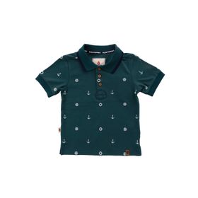 Polo Para Niño Manga Corta Algodón Bonn Celeste Hush Puppies Kids