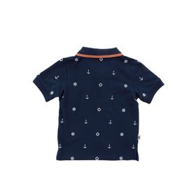 Polo Para Niño Manga Corta Algodón Bonn Azul Hush Puppies Kids
