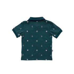 Polo Para Niño Manga Corta Algodón Bonn Celeste Hush Puppies Kids