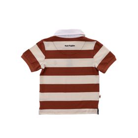 Polo Para Niño Manga Corta Algodón Marne Naranjo Hush Puppies Kids