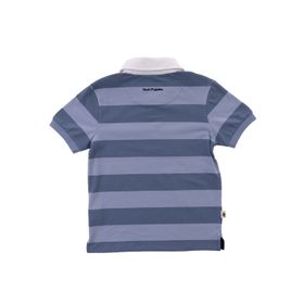 Polo Para Niño Manga Corta Algodón Marne Azul Hush Puppies Kids