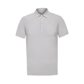 Polo Manga Corta Poliéster Reciclado Para Hombre Trento Gris Rockford