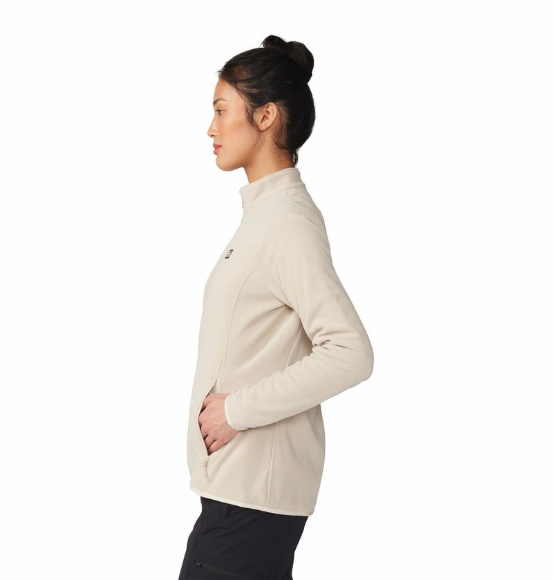 Polar-Para-Mujer-Tecnico-Microchill™-Full-Zip-Beige-Mountain-Hardwear