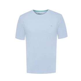 Polo Manga Corta Algodón Orgánico Para Hombre Basic Celeste Rockford