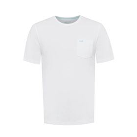 Polo Manga Corta Algodón Orgánico Para Hombre Basicpoc Blanco Rockford