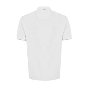 Polo Manga Corta Algodón Pima Para Hombre Mitchell Blanco Rockford