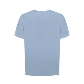 Polo Manga Corta Algodón Orgánico Para Hombre Basicpoc Azul Rockford