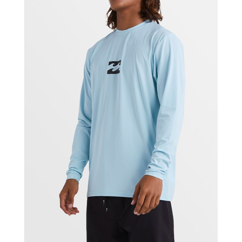Lycra-Para-Hombre-Manga-Larga-All-Day-Wave-LF-Celeste-Billabong