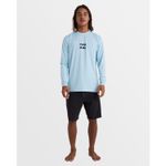 Lycra-Para-Hombre-Manga-Larga-All-Day-Wave-LF-Celeste-Billabong