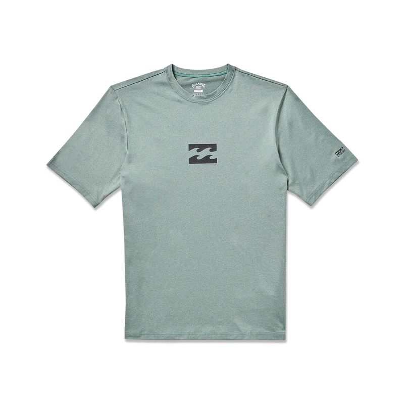 Lycra-Para-Hombre-Manga-Corta-All-Day-Wave-Celeste-Billabong