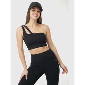 Bra Para Mujer One Shoulder Luna Negro Bsoul