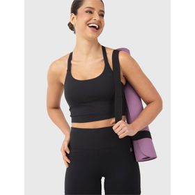 Bra Para Mujer Crop Clara Negro Bsoul