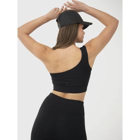 Bra Para Mujer One Shoulder Luna Negro Bsoul