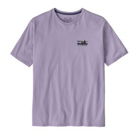 Polo Manga Corta Para Hombre '73 Skyline Organic T-Shirt Morado Patagonia